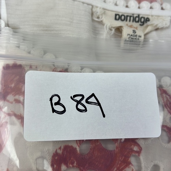 Anthropologie Porridge Short Sleeve Eyelet Slip On Top - Picture 9 of 9